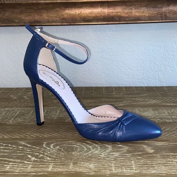 SJP Tanny Blue Mary Jane 4” Heels - Picture 2 of 16